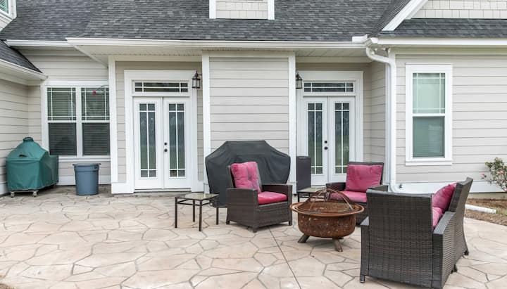 Create a Beautiful Stamped Concrete Patio in Little Denton